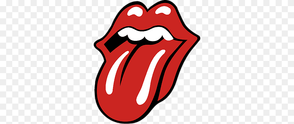 The Rolling Stones Logo Black Outline, Body Part, Mouth, Person, Tongue Free Transparent Png