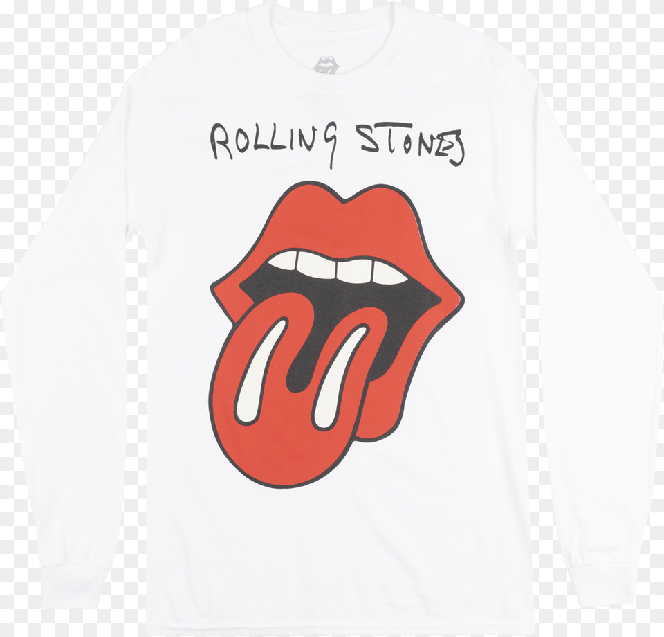 The Rolling Stones Tounge Long Sleeve Shirt Forty Licks Long Sleeved T Shirt, Clothing, Long Sleeve, T-shirt Free Png Download