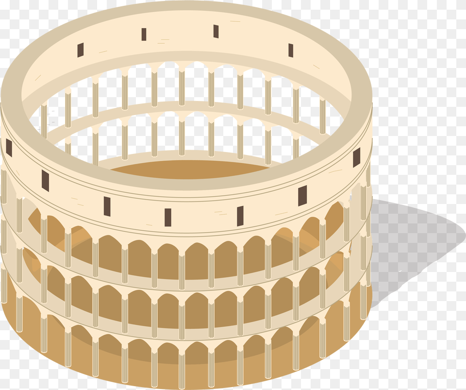 The Roman Colosseum Konfest, Crib, Furniture, Infant Bed Free Transparent Png