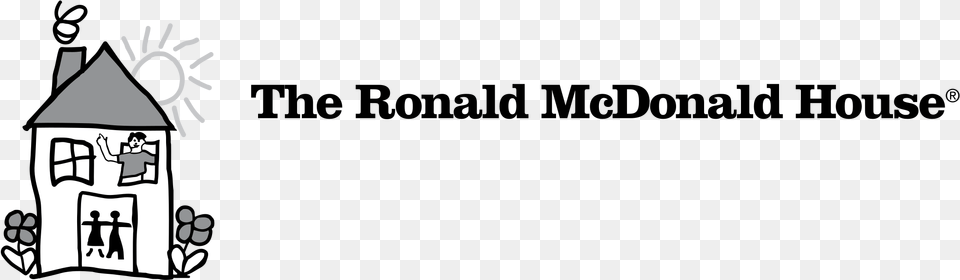 The Ronald Mcdonald House Logo Transparent Ronald Mcdonald House, Person, Outdoors, Stencil, Text Free Png Download