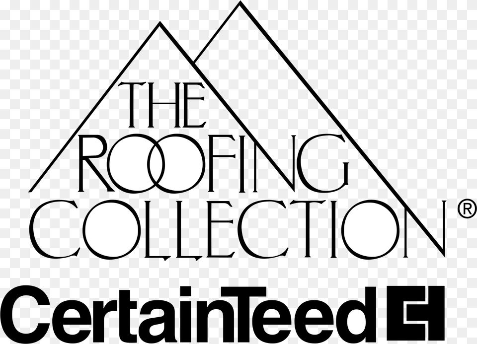 The Roofing Collection Logo Transparent Triangle, Lighting, Astronomy, Moon, Nature Png Image