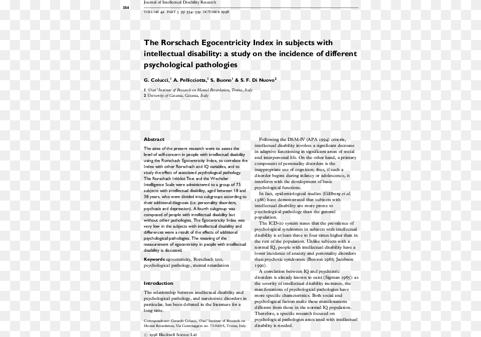 The Rorschach Egocentricity Index In Subjects With Text, Gray Png Image