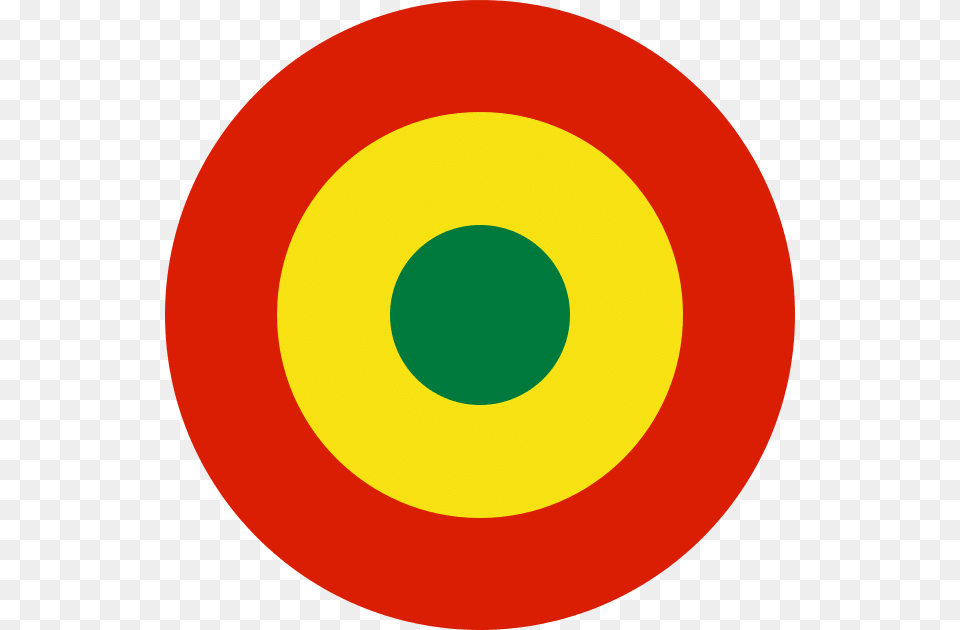 The Roundel Of The Air Force Of Bolivia Ghana Air Force Logo, Disk Png Image