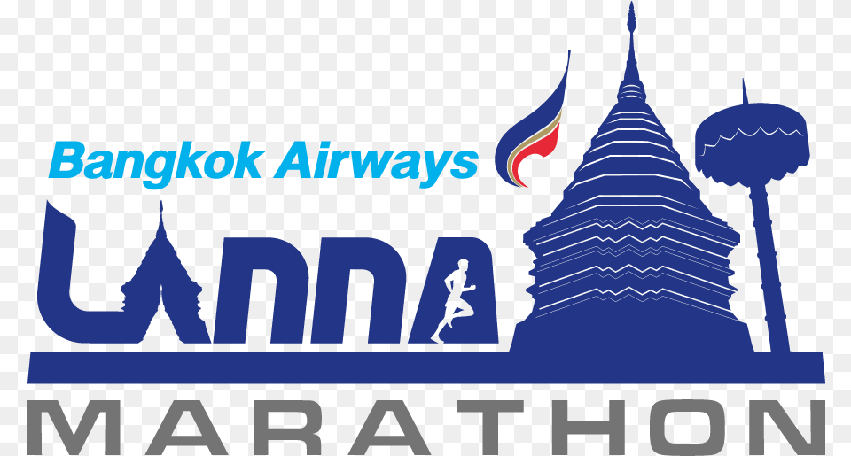 The Route For Lanna Marathon Is Designed To Affect Graphic Design, Person, Light, Architecture, Building Free Png Download