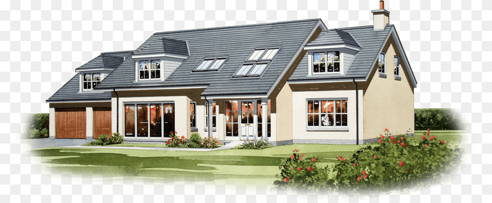The Rowan, Architecture, Building, Cottage, Grass Png Image