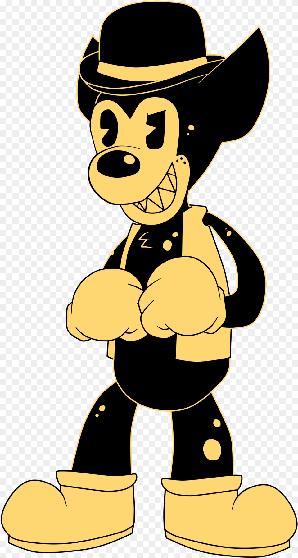 The Rowdy Hyena Bendy And The Ink Machine Cartoon Bendy, Clothing, Hat, Baby, Person Png