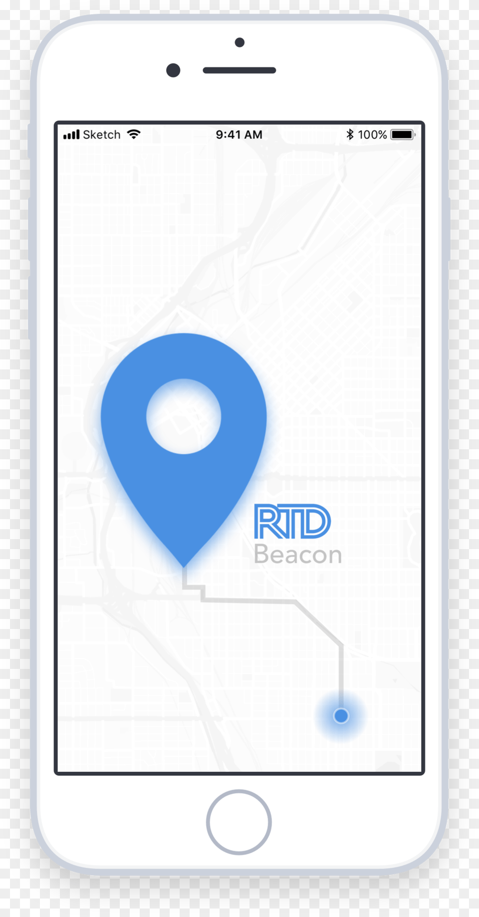 The Rtd Beacon Allows Public Transit Providers To Form Circle, Electronics, Mobile Phone, Phone, Text Free Transparent Png