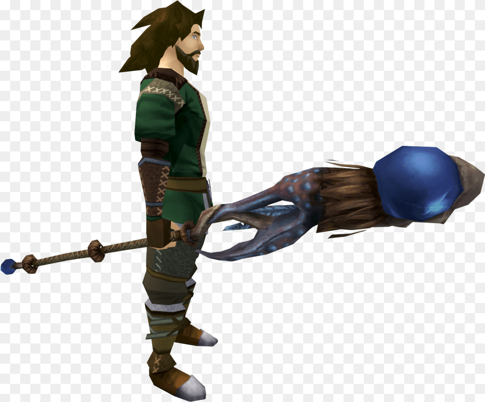 The Runescape Wiki Manticore Staff Runescape, Baby, Person, Sword, Weapon Png Image