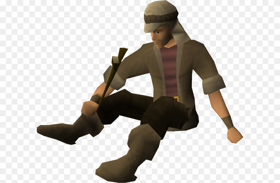 The Runescape Wiki Sitting, Adult, Male, Man, Person Free Png Download