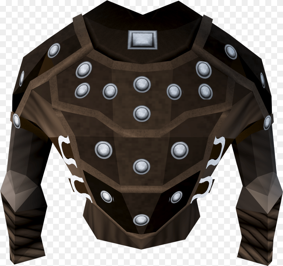The Runescape Wiki Studded Leather Armor, Clothing, Coat, Jacket, Long Sleeve Free Png Download