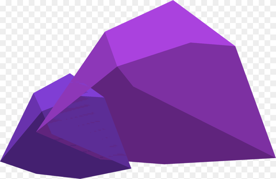 The Runescape Wiki Triangle, Mineral, Purple, Paper, Crystal Free Png