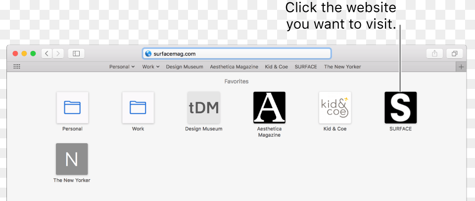The Safari Address And Search Field Add Favorites On Safari Macbook, File, Webpage, Text Png Image