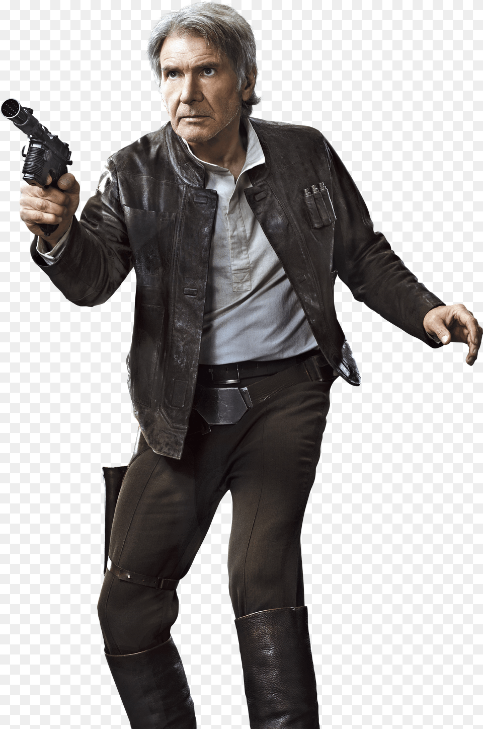 The Saga Comes To An End Star Wars Han Solo Old, Weapon, Jacket, Handgun, Gun Png