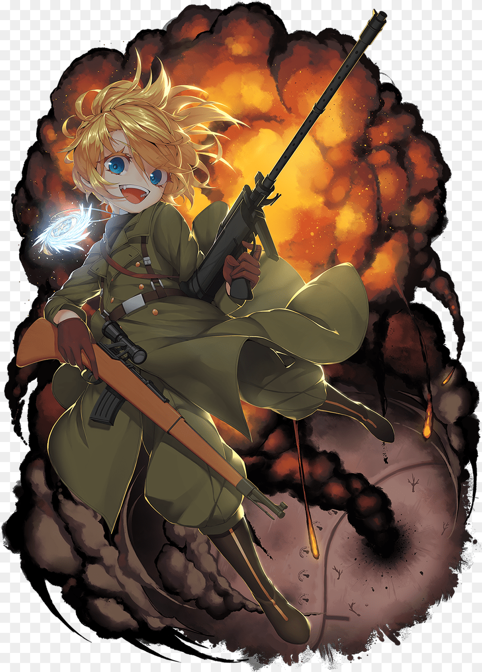 The Saga Of Tanya The Evil Download, Book, Comics, Publication, Person Free Transparent Png