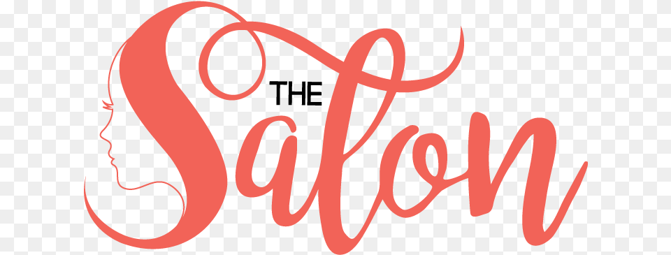 The Salon Logo Logo De Salon, Text, Handwriting, Calligraphy, Dynamite Png