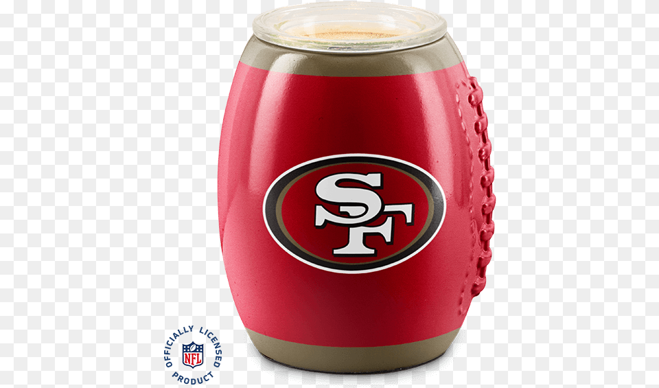 The San Francisco 49ers Nfl Scentsy Warmer Football The Scentsy Nfl Warmers Steelers, Alcohol, Beer, Beverage, Can Free Png Download