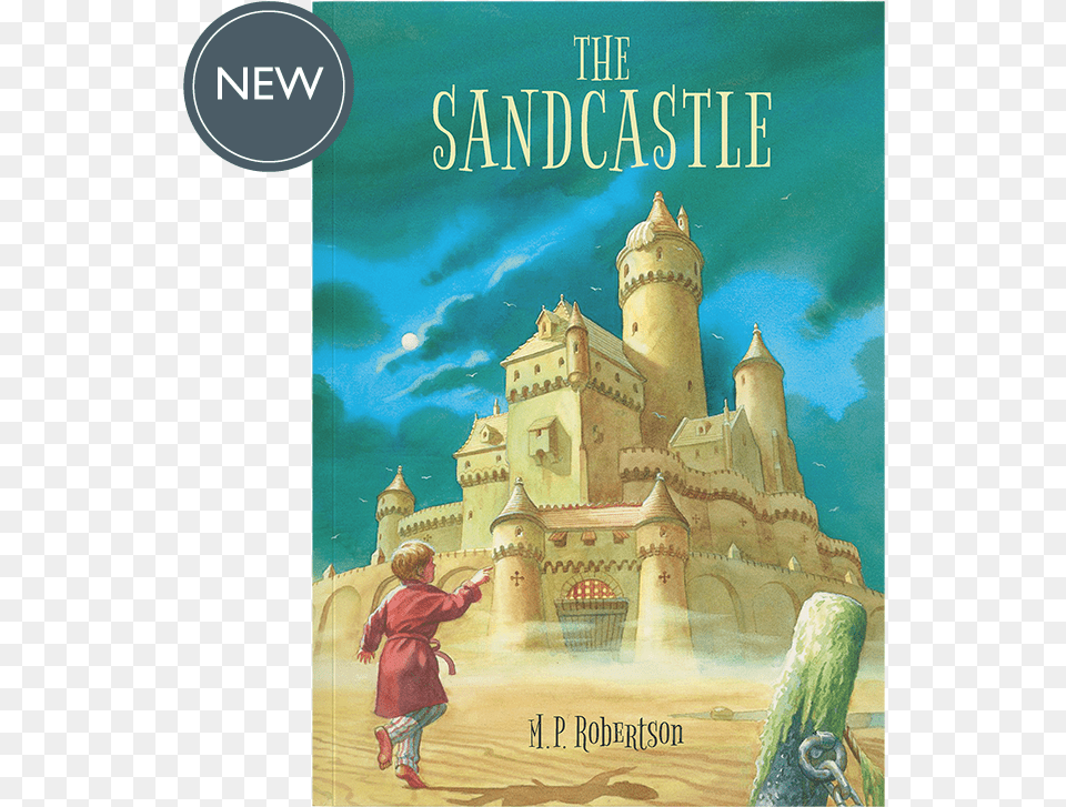 The Sandcastle By M Sandcastle By Mp Robertson, Publication, Book, Person, Girl Free Png Download