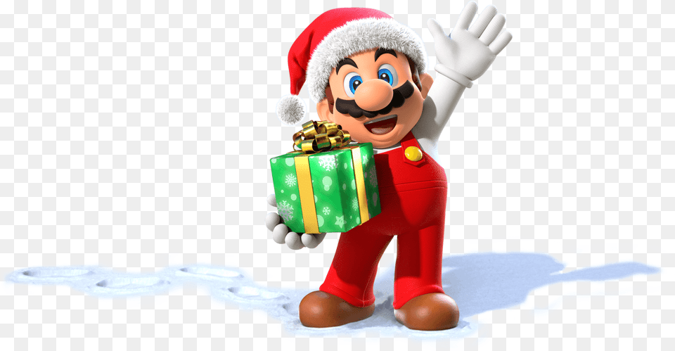 The Santa Claus U0026 8 Bit Outfits Are Available In Super Mario Super Mario Christmas, Baby, Person, Face, Head Free Transparent Png