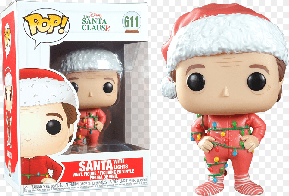 The Santa Clause Santa Clause Funko Pop, Doll, Toy, Baby, Person Free Png