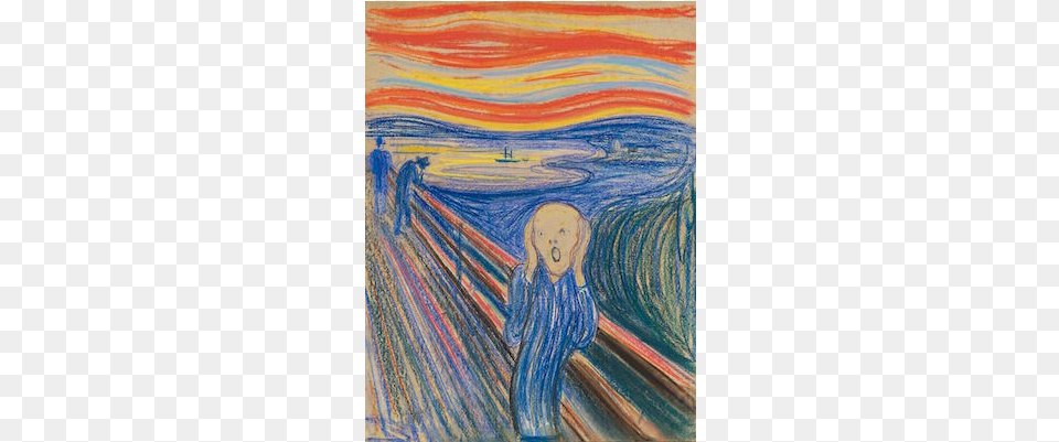 The Scream Scream Pastel Version, Art, Modern Art, Painting, Person Free Transparent Png