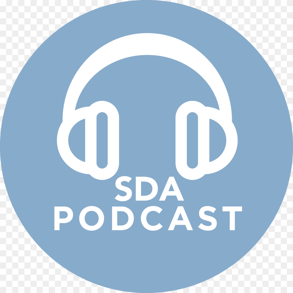 The Sda Podcast Transparent Podcast, Disk, Logo, Electronics Free Png Download
