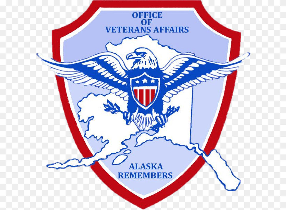 The Seal Of The Alaska Office Of Veterans Affairs Emblem, Badge, Logo, Symbol, Baby Free Png