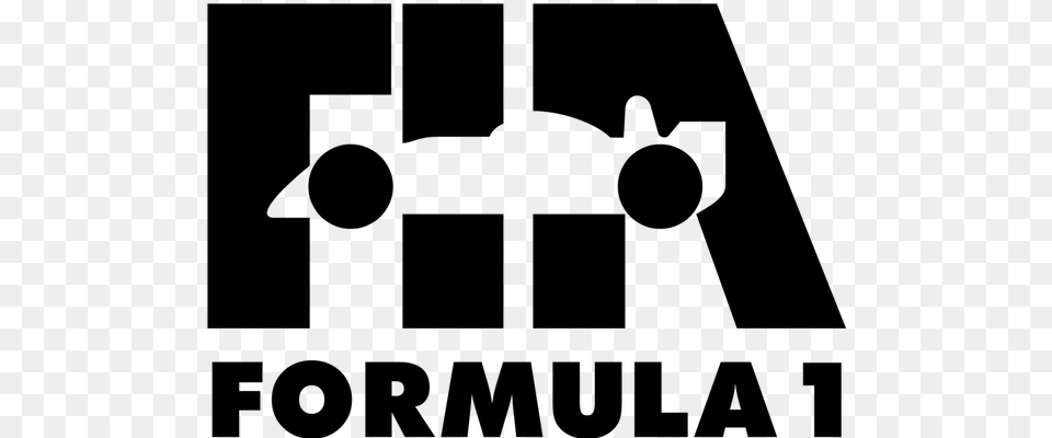 The Second F1 Logo 1987 1993 1987 F1 Logo, Gray Png Image