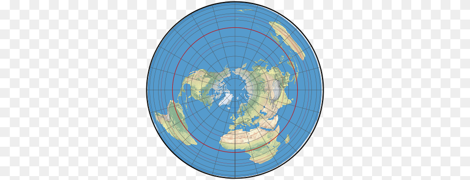 The Second Map Is Distorted To Stretch The North Pole North Pole Oriented Map, Sphere, Astronomy, Globe, Outer Space Free Png