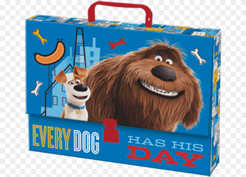 The Secret Life Of Pets Briefcase With A Handle Kis Kedvencek Titkos Lete Takar, Bag, Animal, Canine, Dog Free Png