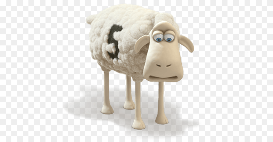 The Sensitive One Sheep, Animal, Livestock, Mammal, Cauliflower Free Transparent Png