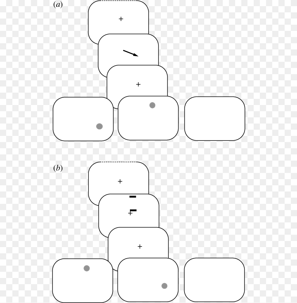 The Sequence Used In The Central Cueing Experiment Card Game, Text, Device, Grass, Lawn Free Png Download