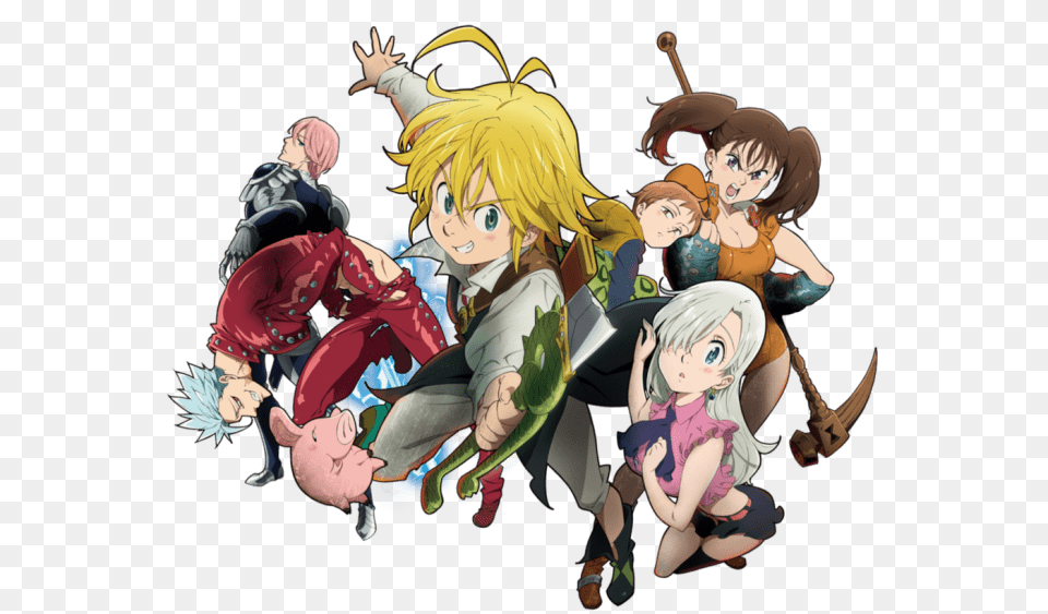 The Seven Deadly Sins Group, Book, Comics, Publication, Baby Free Transparent Png