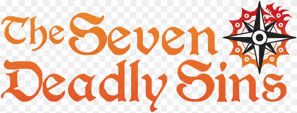 The Seven Deadly Sins Netflix Seven Deadly Sins Words, Symbol, Dynamite, Weapon, Text Free Png Download