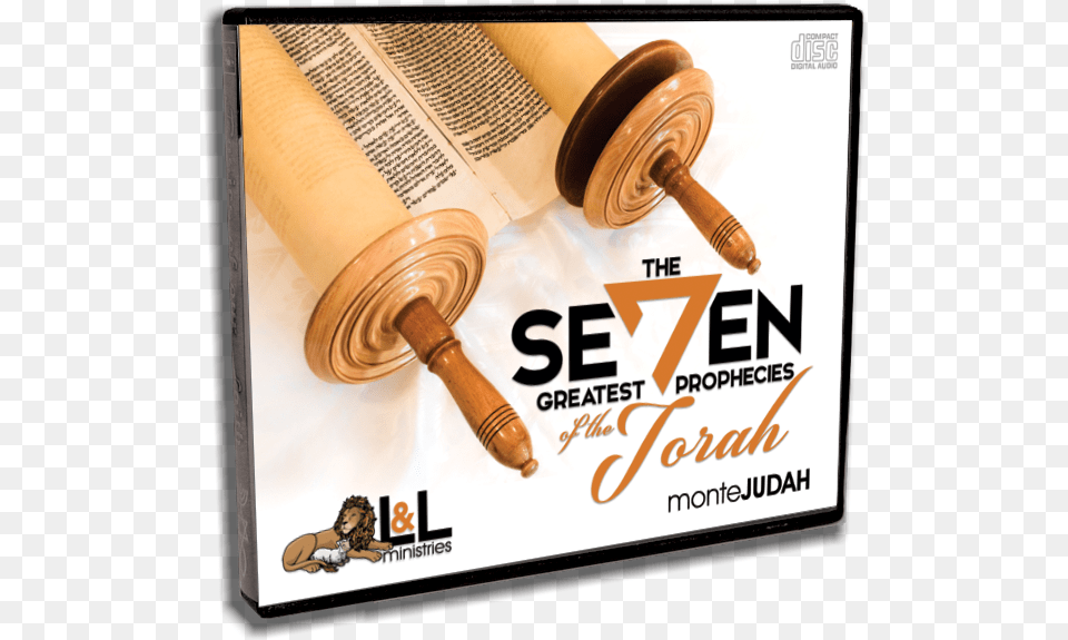 The Seven Greatest Prophecies Of The Torah Cd Set Lion And Lamb, Advertisement, Bronze, Text, Person Png Image