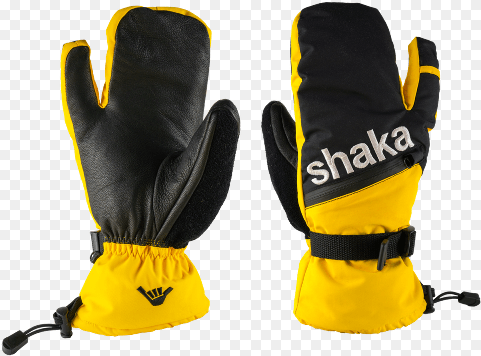 The Shaka Combines Gnarliness With Big Mountain Design Leather, Clothing, Glove, Baseball, Baseball Glove Png