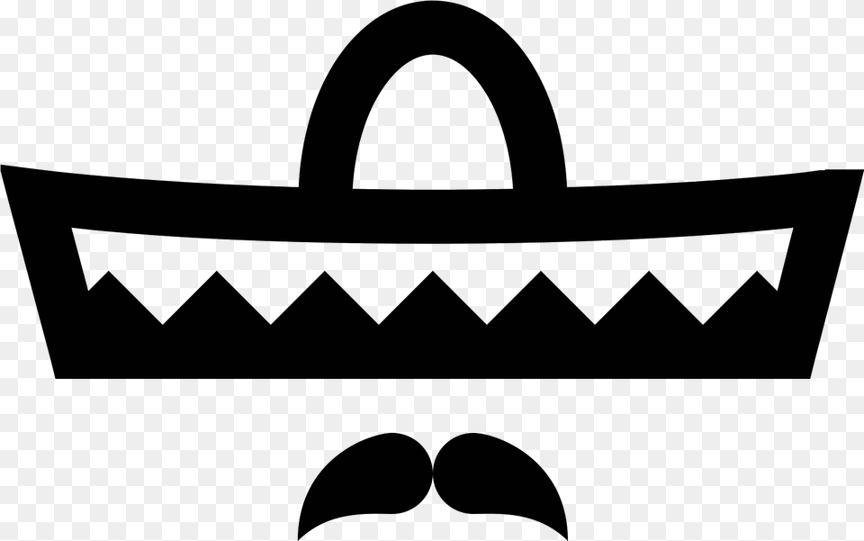 The Shape Is Like A Sombrero Sombrero Icon, Gray Png