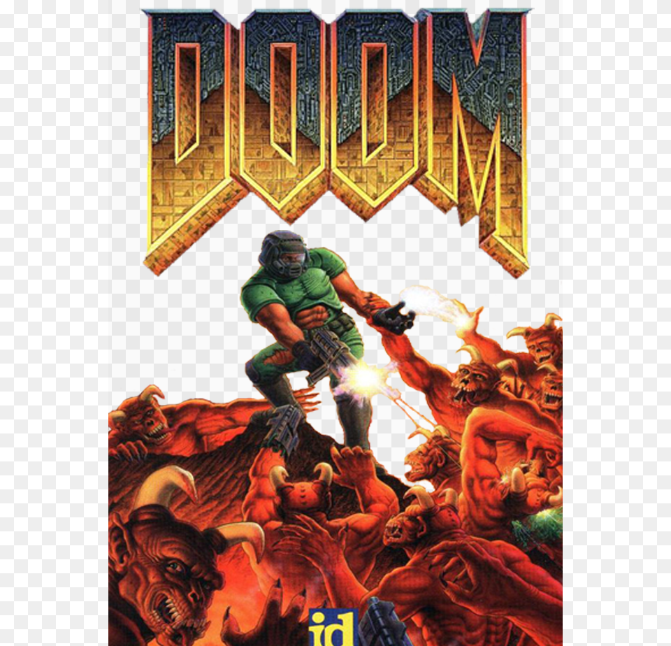 The Shareware Version Of Doom And Chocolate Art Of Doom By Bethesda Softworks, Publication, Book, Comics, Person Free Transparent Png
