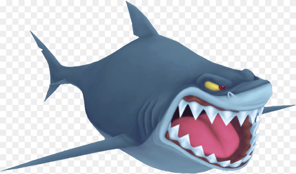 The Shark Kingdom Hearts Wiki The Kingdom Hearts Encyclopedia Little Mermaid Shark, Animal, Fish, Sea Life Free Png