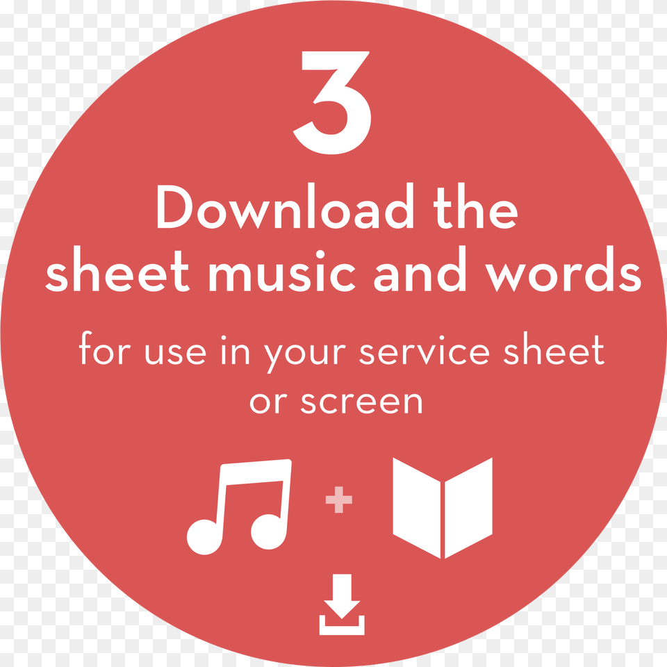 The Sheet Music And Words Circle, Disk, Symbol, Text, Advertisement Png