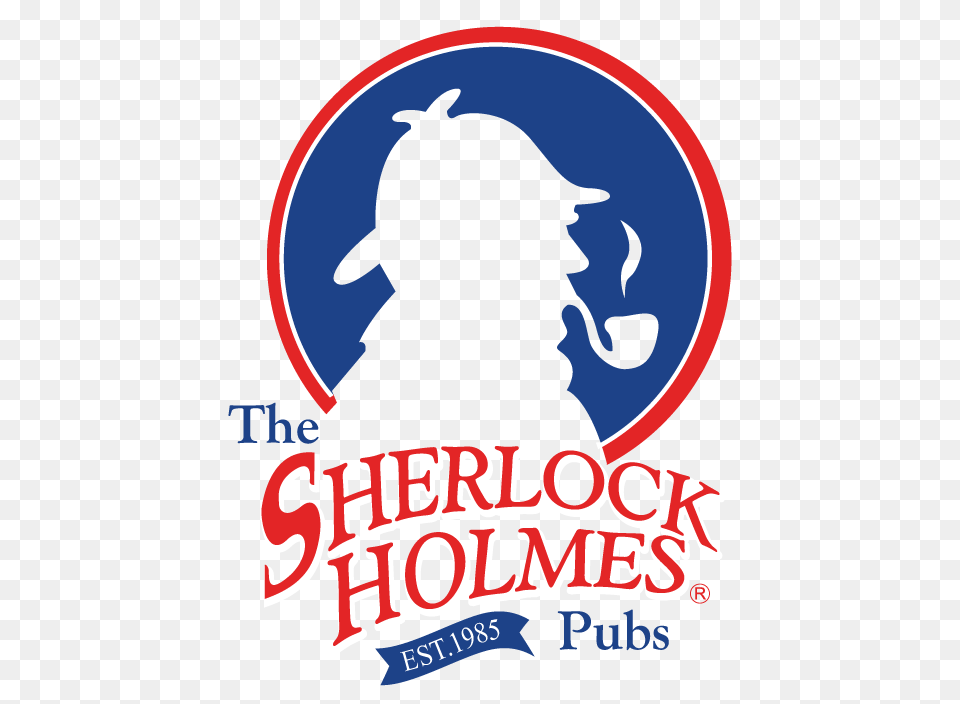 The Sherlock Holmes Pubs, Logo, Advertisement, Poster, Person Png