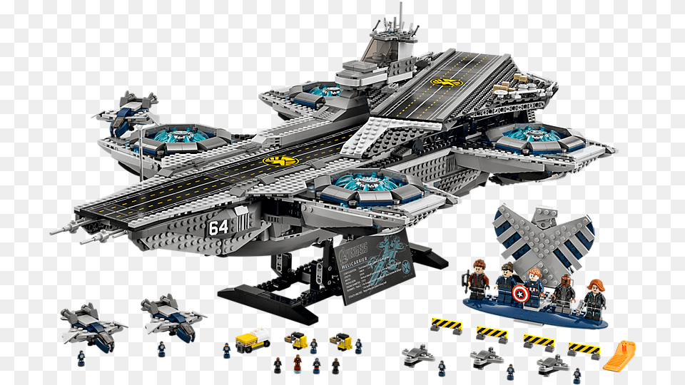 The Shield Helicarrier Lego Super Heroes The Shield Helicarrier, Person, Aircraft, Spaceship, Transportation Png