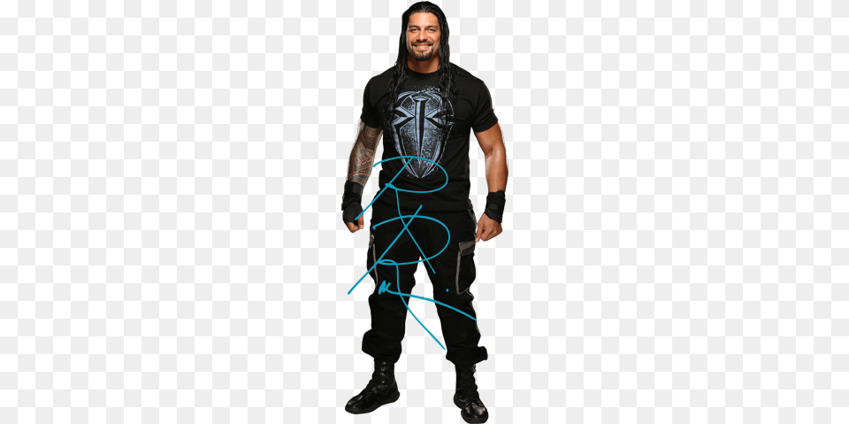 The Shield Images Roman Reigns Wallpaper And Background Wwe Roman Reigns Dress, Tattoo, Skin, Person, Pants Png