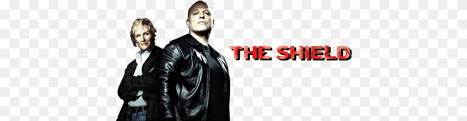 The Shield Tv Show Image With Logo And Character Michael Chiklis The Shield Movie, Jacket, Clothing, Coat, Man Png