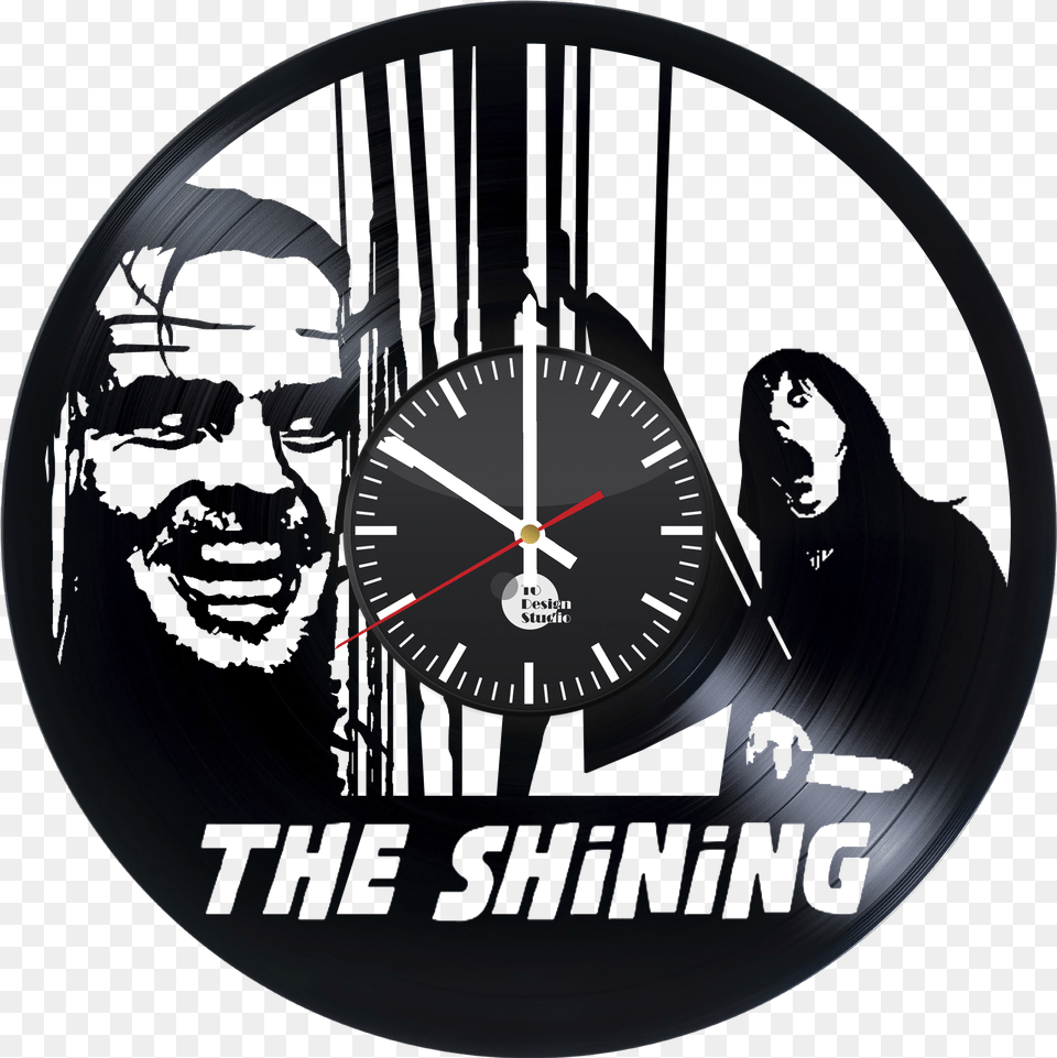 The Shining Stephen King Handmade Vinyl Record Wall Wall Clock, Accessories, Jewelry, Necklace, Diamond Png