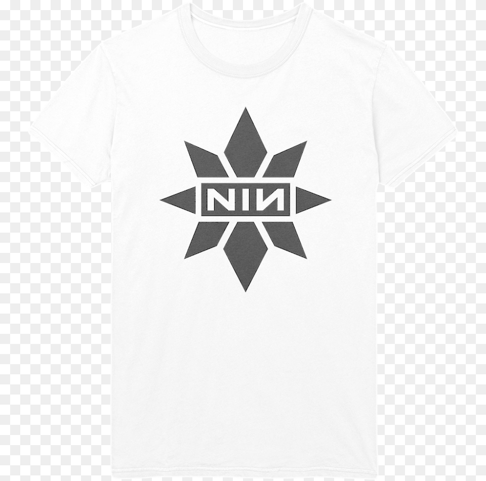 The Shirt Is 25 And Can Be Purchased At The Nine Inch Nine Inch Nails Captain Marvel, Clothing, T-shirt, Symbol, Star Symbol Free Png Download