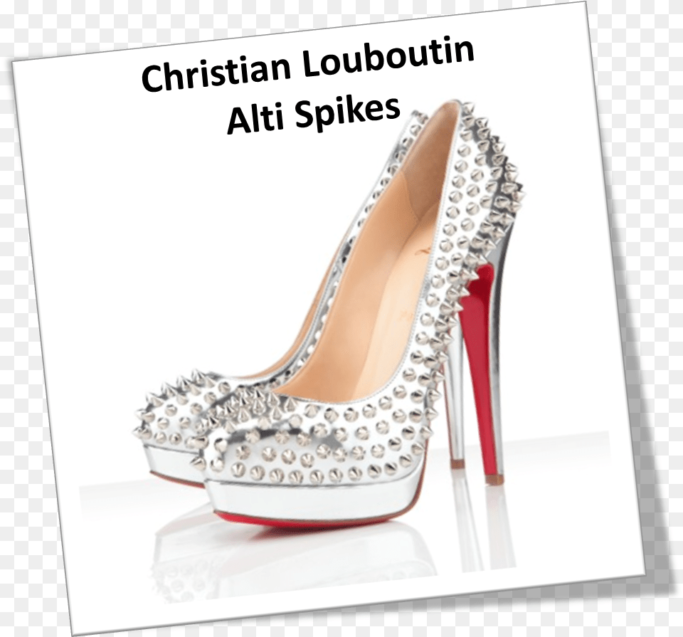 The Shoes Christian Louboutin Bianca Spikes 140mm Platforms, Clothing, Footwear, High Heel, Shoe Png Image