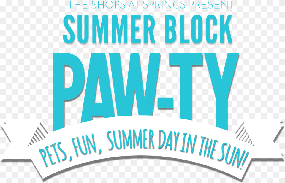 The Shops At Springs Is Having A Block Party Graphic Design, Advertisement, Poster, Book, Publication Png