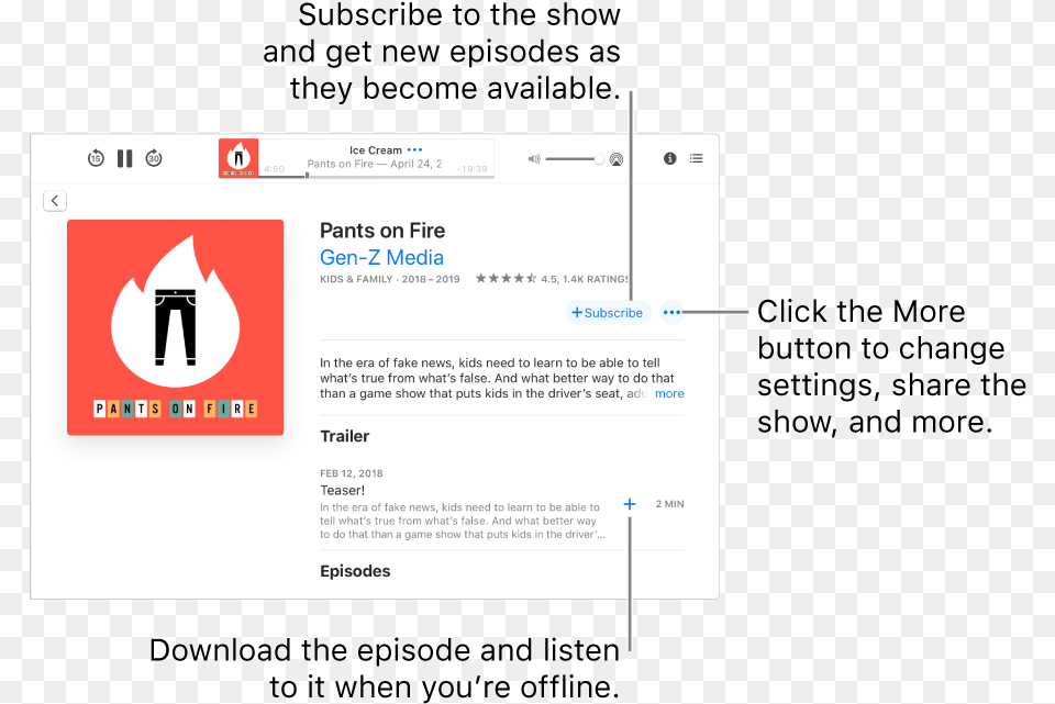 The Show Detail Screen Episode, File, Webpage Free Png