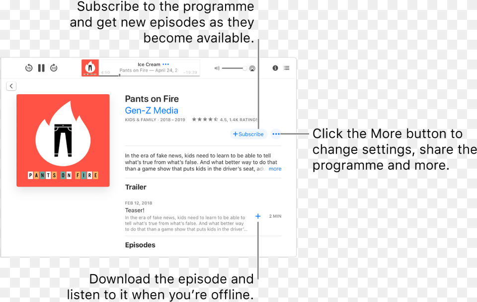 The Show Detail Screen Episode, File, Webpage, Page, Text Free Transparent Png