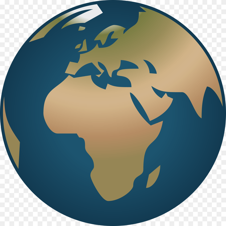 The Simple World Faces Europe And Africa Globe Africa, Astronomy, Outer Space, Planet, Earth Png Image